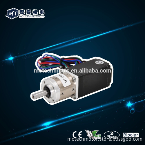 Gear Ratio 5.18:1 Planetary Gearbox with Nema 11 Stepper Motor, Golden Type